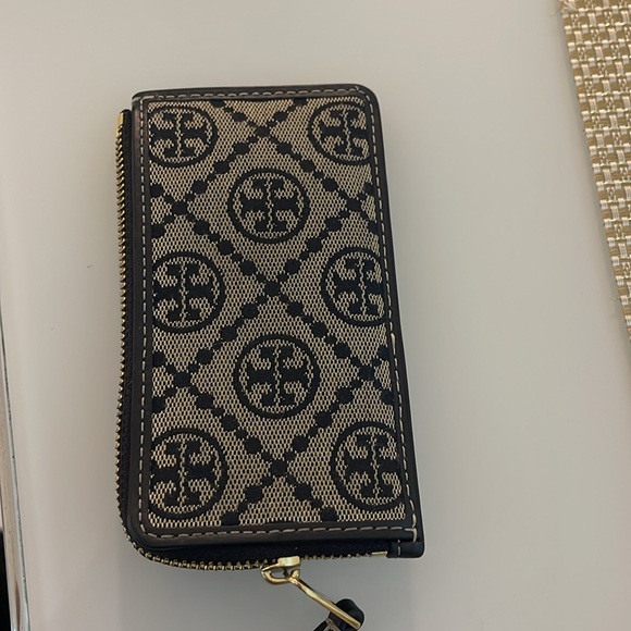 Tory Burch Navy Card Holder - Picture 4 of 9